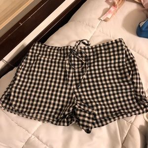 Checkered brandy Melville shorts